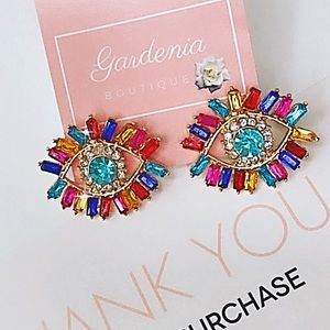 Luxe Evil Eye earrings